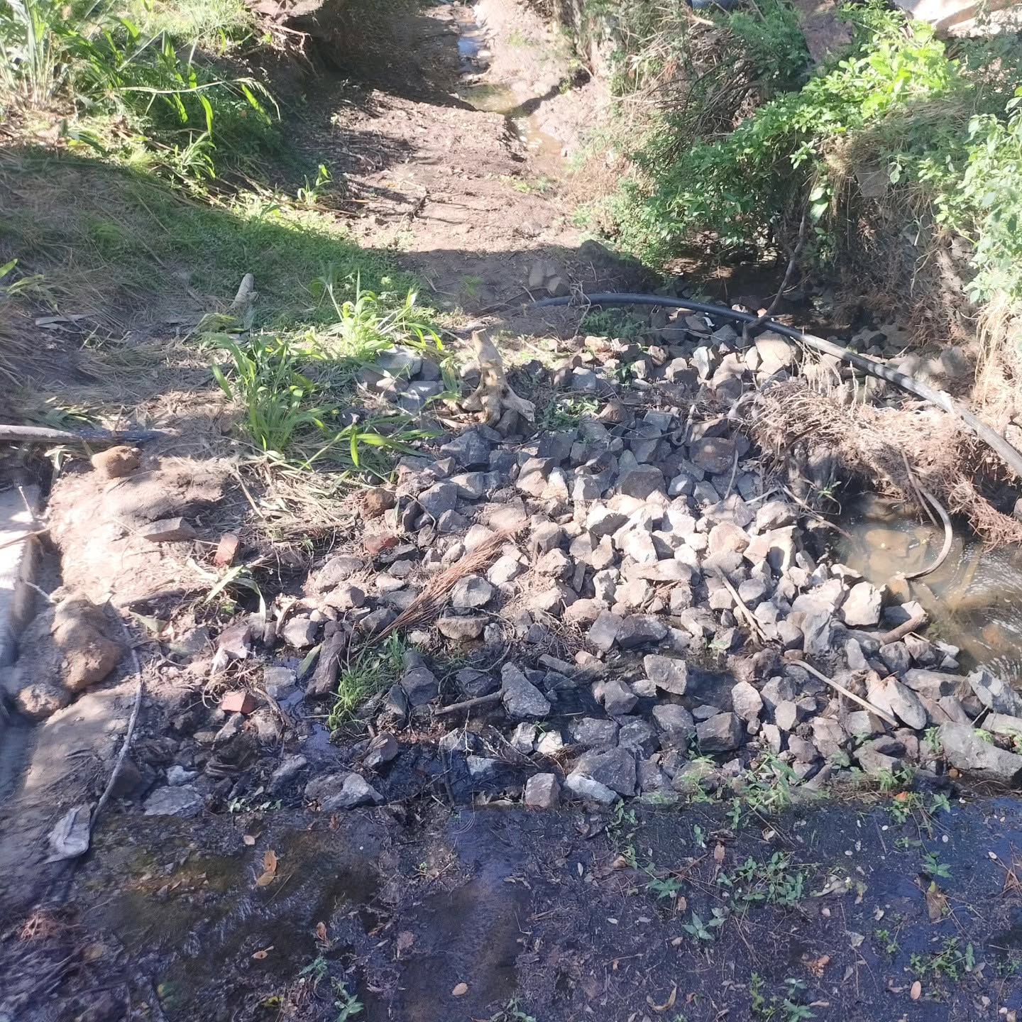 Damaged brick wall repair and rebuild